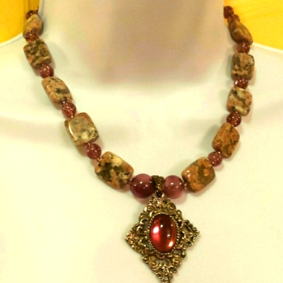 Stunning Jasper Chunky Set! - Picture 3 of 4